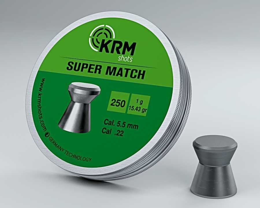 KRM SUPER MATCH 5,5 MM HAVALI TÜFEK SAÇMASI
