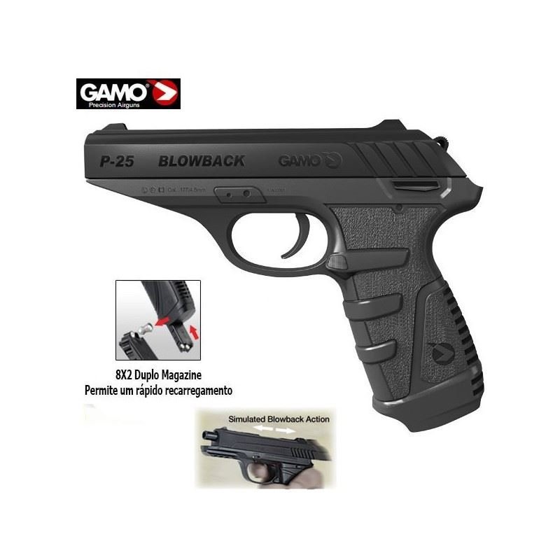 GAMO P 25 BLOWBACK HAVALI TABANCA