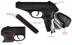 GAMO P 25 BLOWBACK HAVALI TABANCA