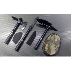 MULTITOOLS KATLANABİLİR KÜREK-BALTA-BIÇAK SET