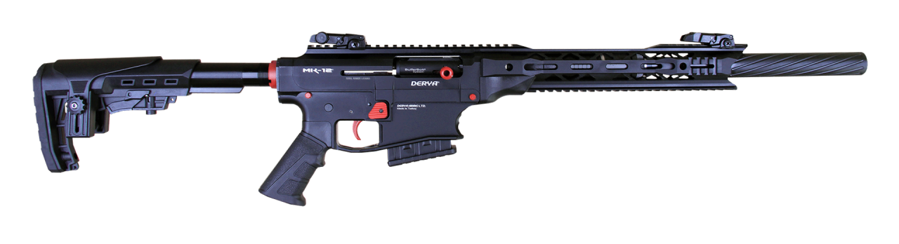 DERYA MK12 SİYAH KIRMIZI Y.OTOMATİK AV TÜFEĞİ